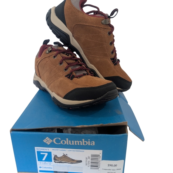 Columbia Women n's Tan and Black Athletic Shoes - Picture 4 of 7